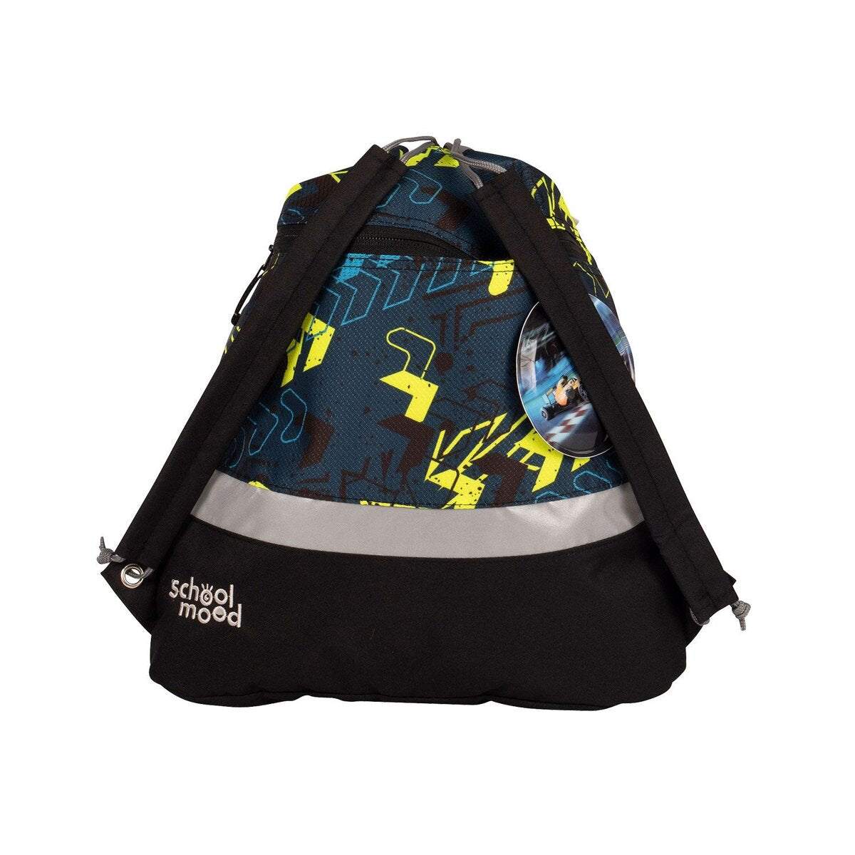 School-Mood Timeless Pro Elias (Rennwagen), 7-tlg. Schulranzenset