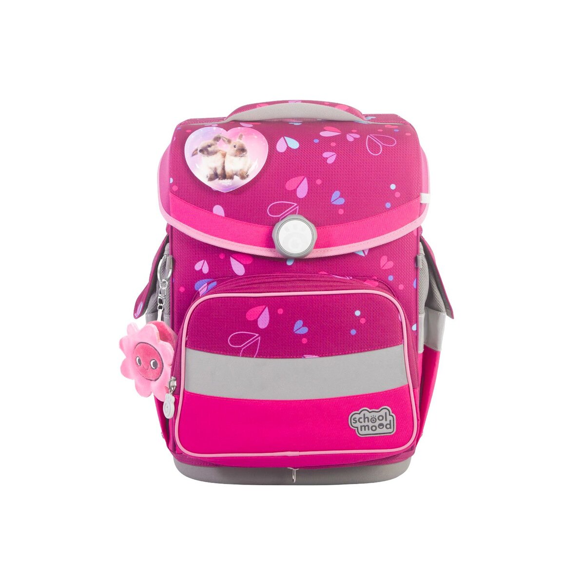 School-Mood Timeless Pro Klara (Häschen), 7-tlg. Schulranzenset