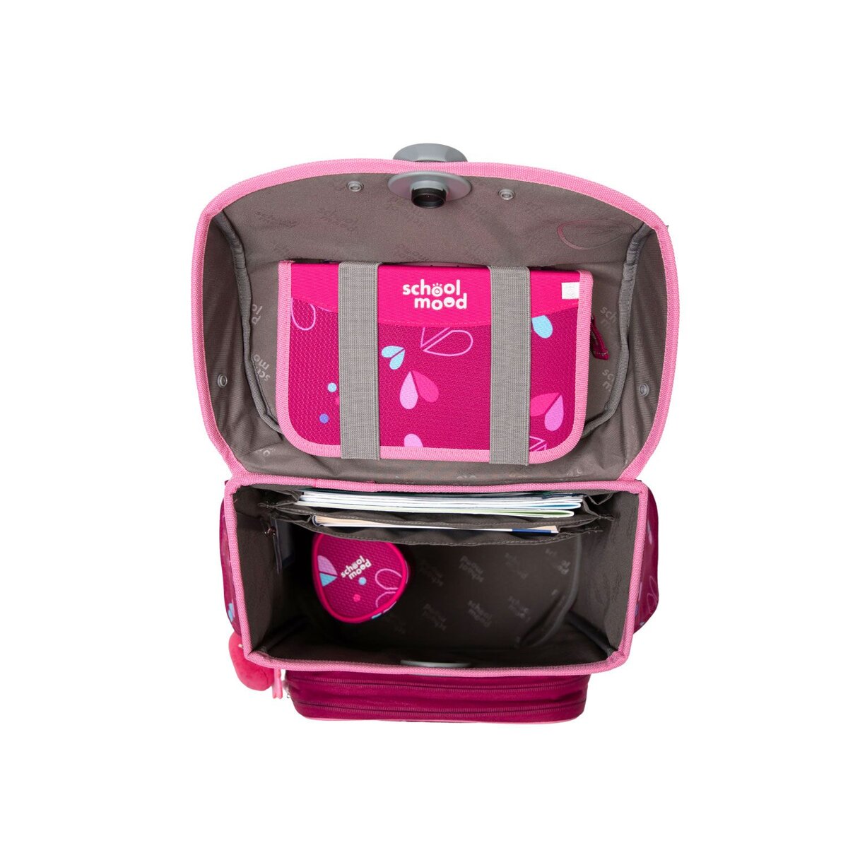School-Mood Timeless Pro Klara (Häschen), 7-tlg. Schulranzenset
