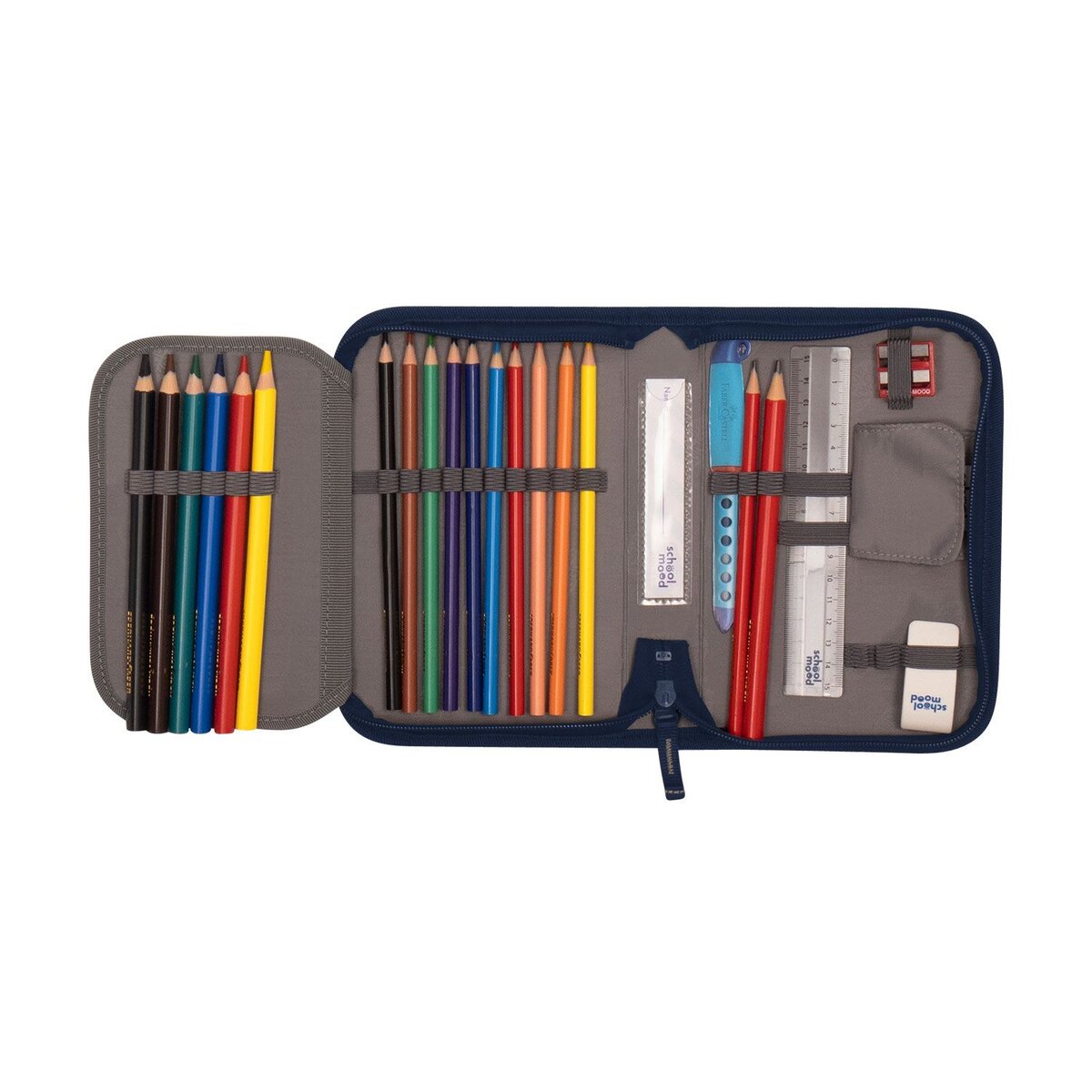 School-Mood Timeless Pro Leni (Hund), 7-tlg. Schulranzenset