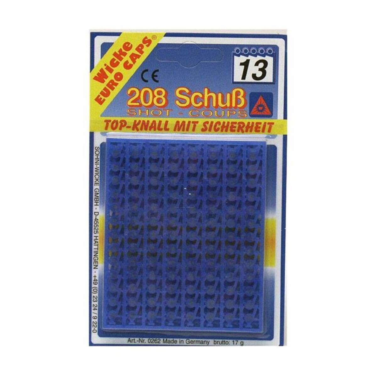 Schrödel 13er Streifen Munition 208 Schuß