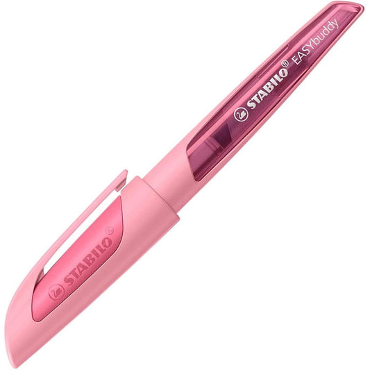 Schulfüller mit Medium-Feder M - STABILO EASYbuddy Pastel in rosiges Rouge