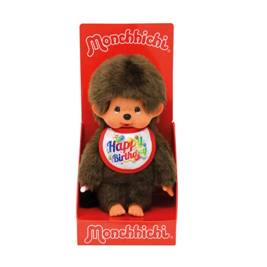 Sekiguchi Monchhichi Junge "Alles Gute zum Geburtstag" 20 cm