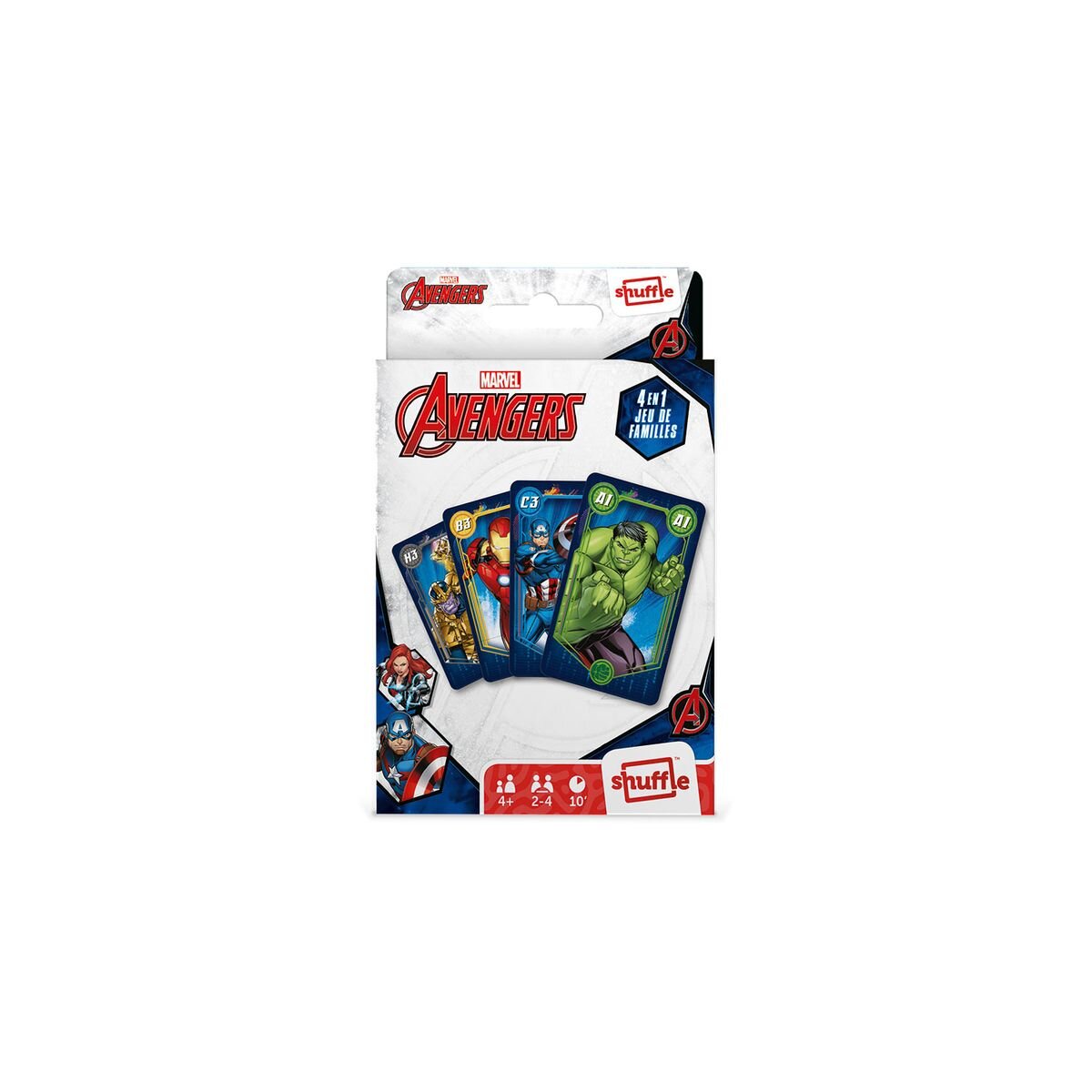 Shuffle Disney Marvel Avengers - Quartett 4 in 1