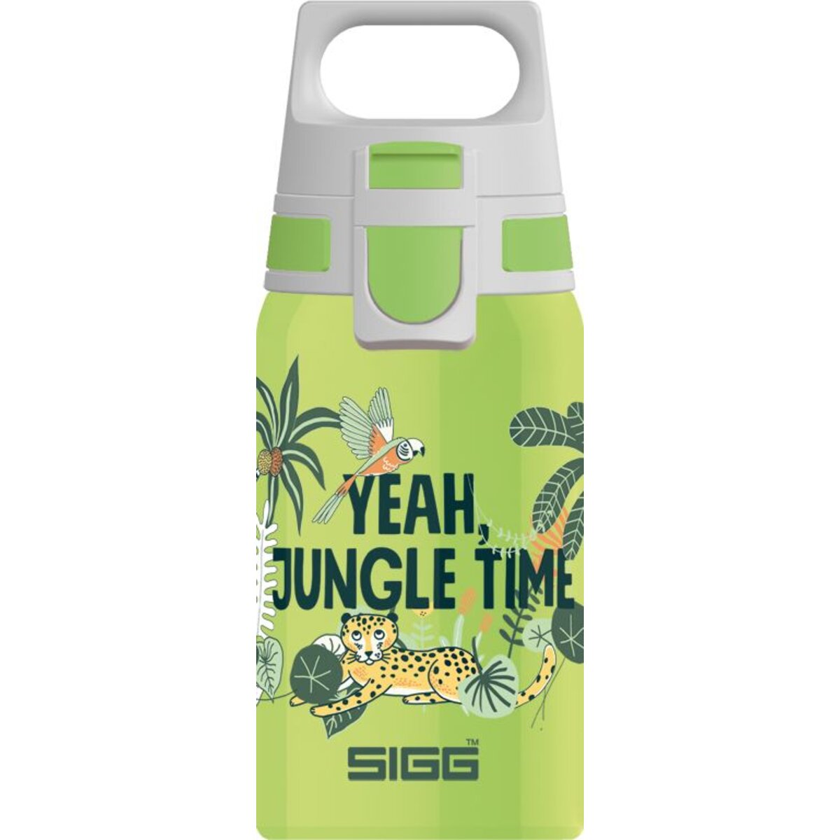 SIGG Edelstahl Kinder Trinkflasche Shield One Jungle 0.5 L