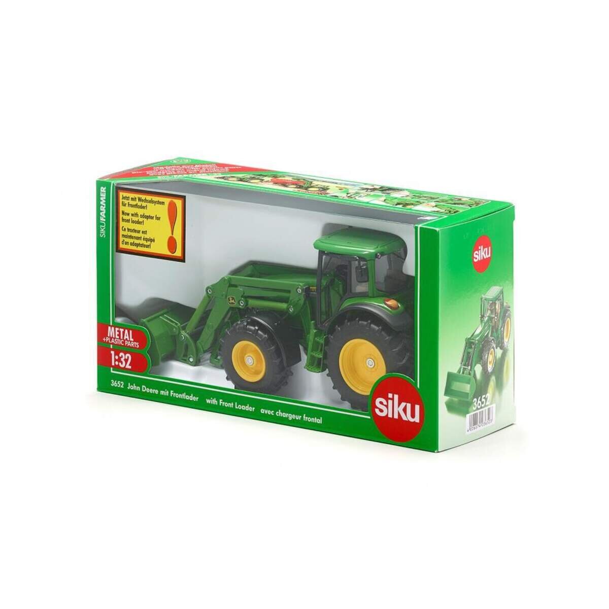 SIKU 3652 John Deere mit Frontlader