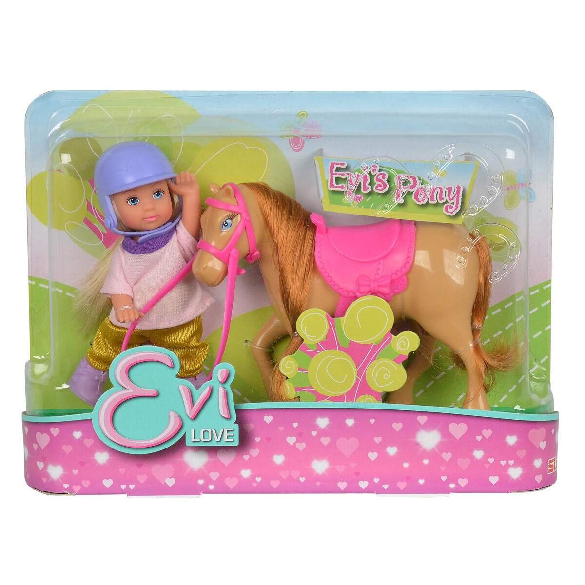 Simba Evi Love Puppe mit Pony, sortiert