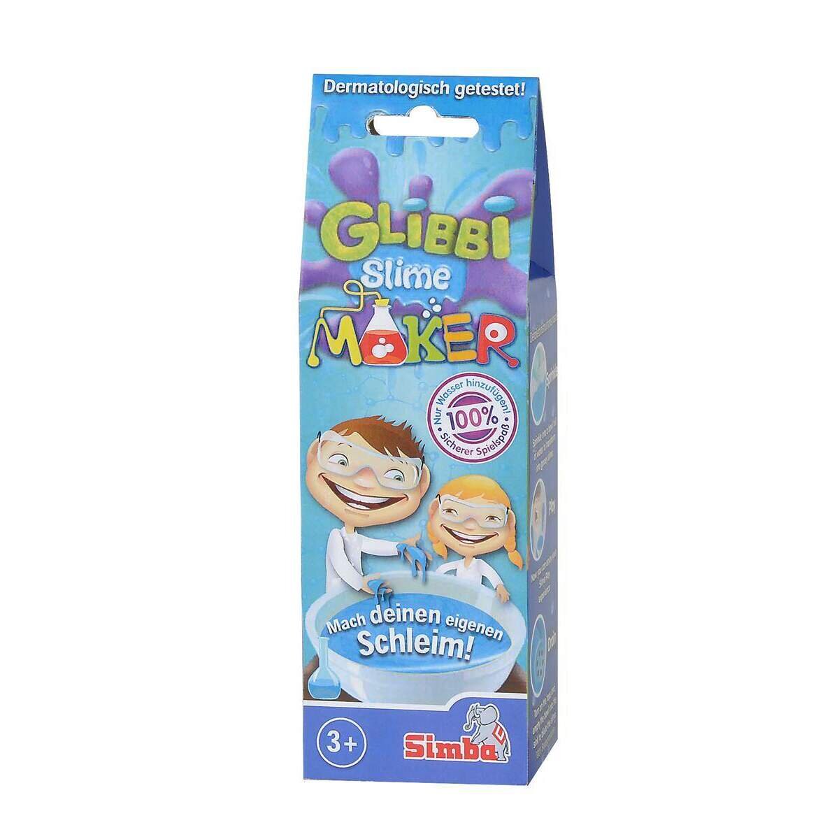 Simba Glibbi Slime Maker,1 Stück, 3-fach sortiert (3 Varianten verfügbar)