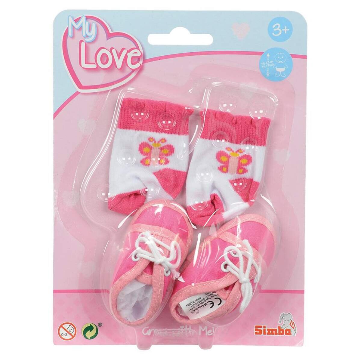 Simba New Born Baby Schuhe und Sock, sortiert