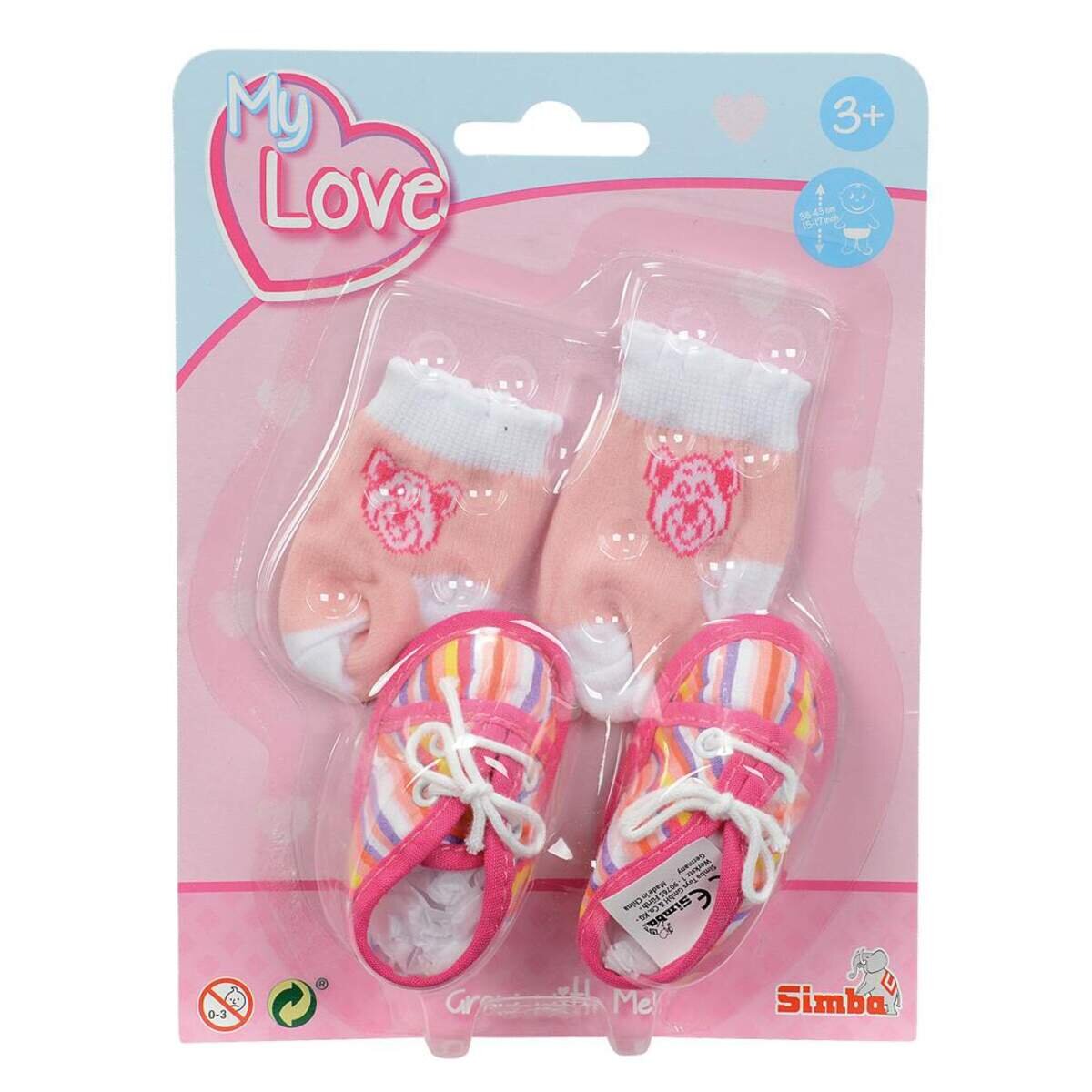 Simba New Born Baby Schuhe und Sock, sortiert