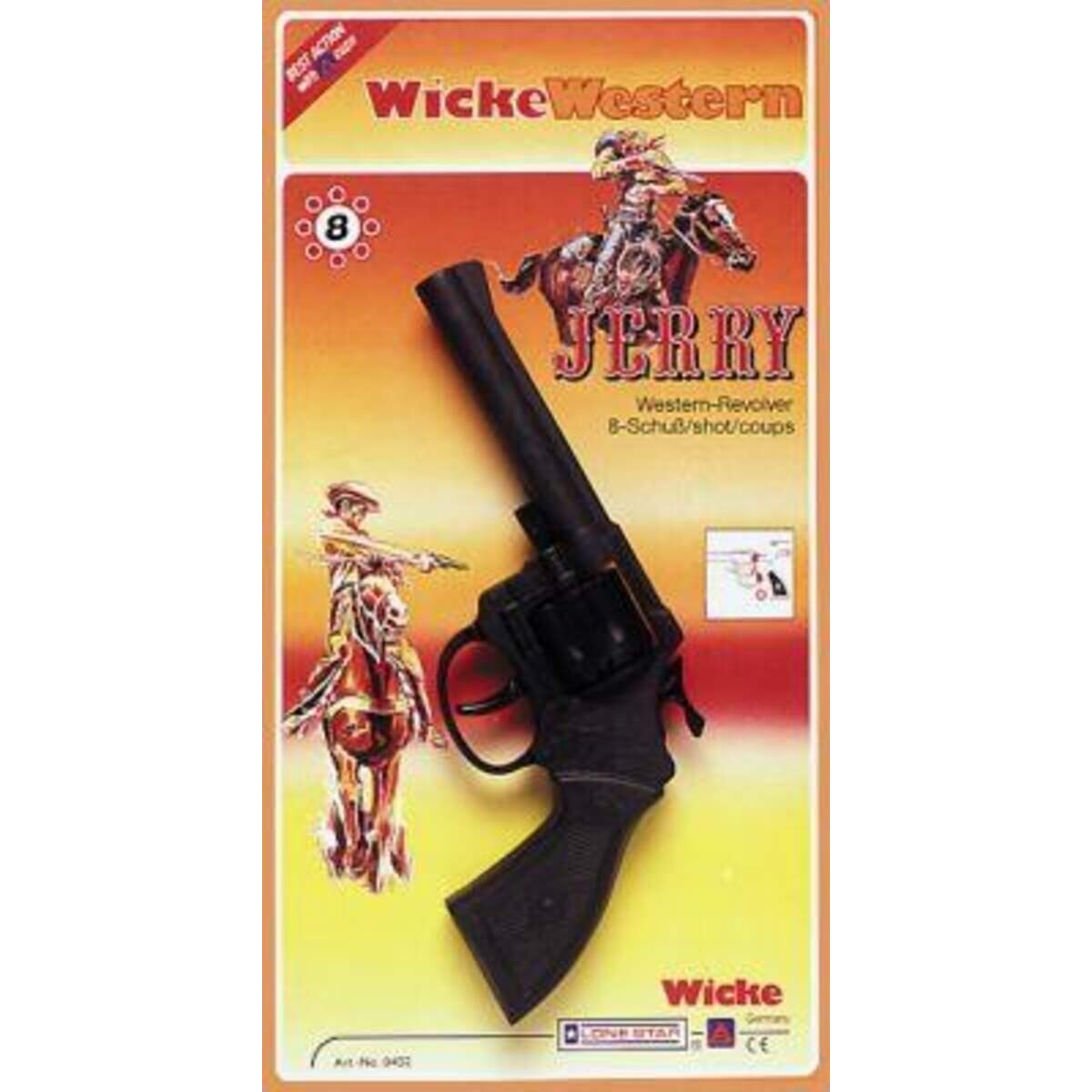 Sohni-Wicke Western Pistole Jerry, 8 Schuss