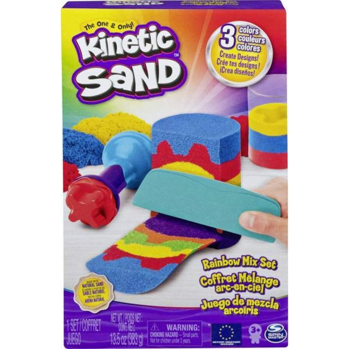 Spin Master Kinetic Sand Rainbow Mix Set