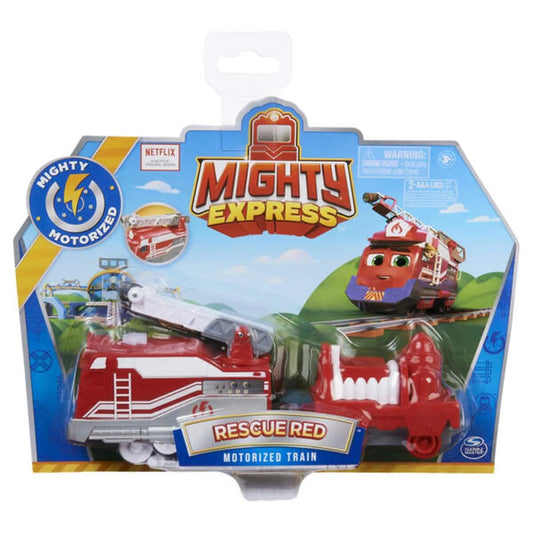 Spin Master Mighty Express Motorisierter Zug Roter Retter