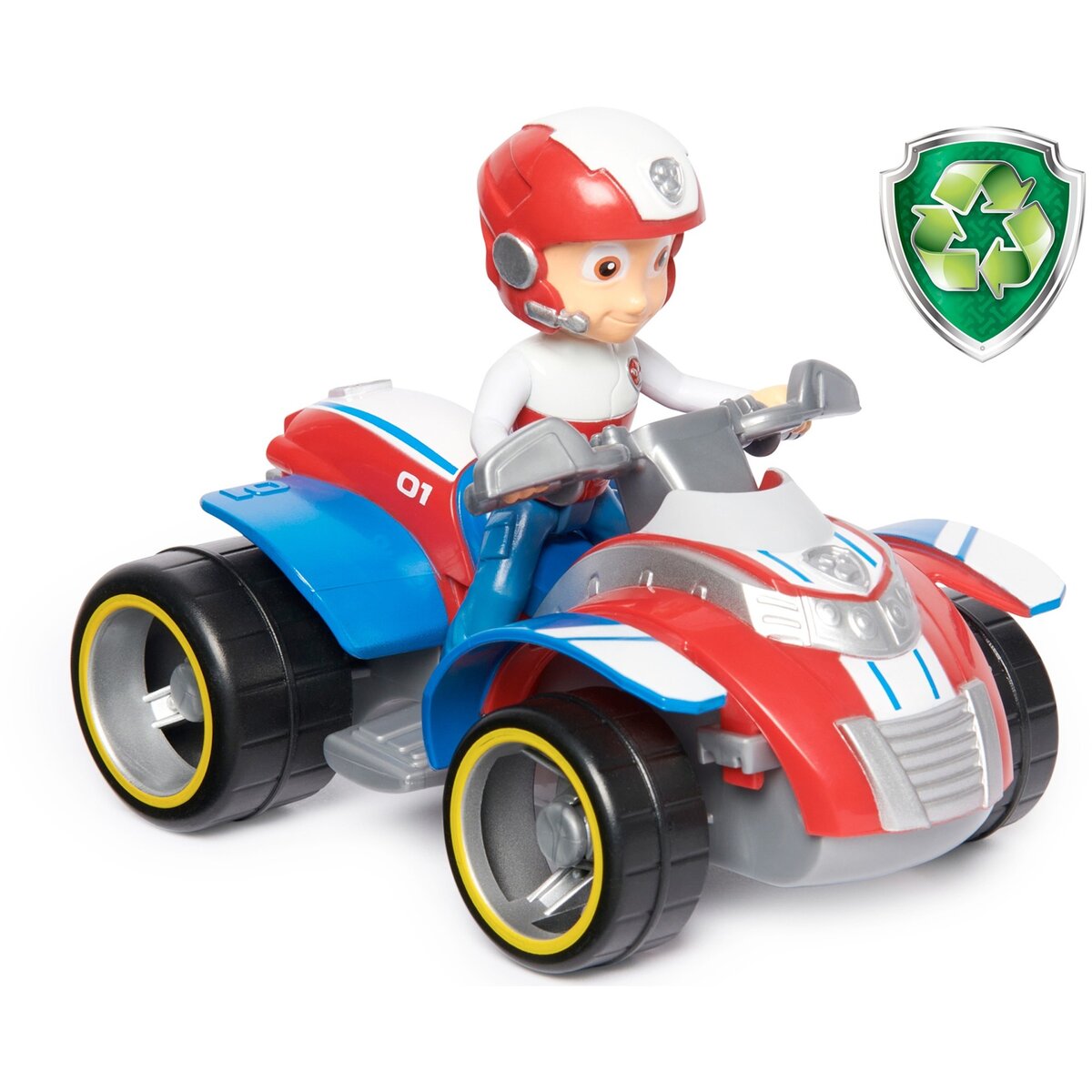 Spin Master Paw Patrol - Rettungs-Quad mit Ryder-Figur (Recycle)