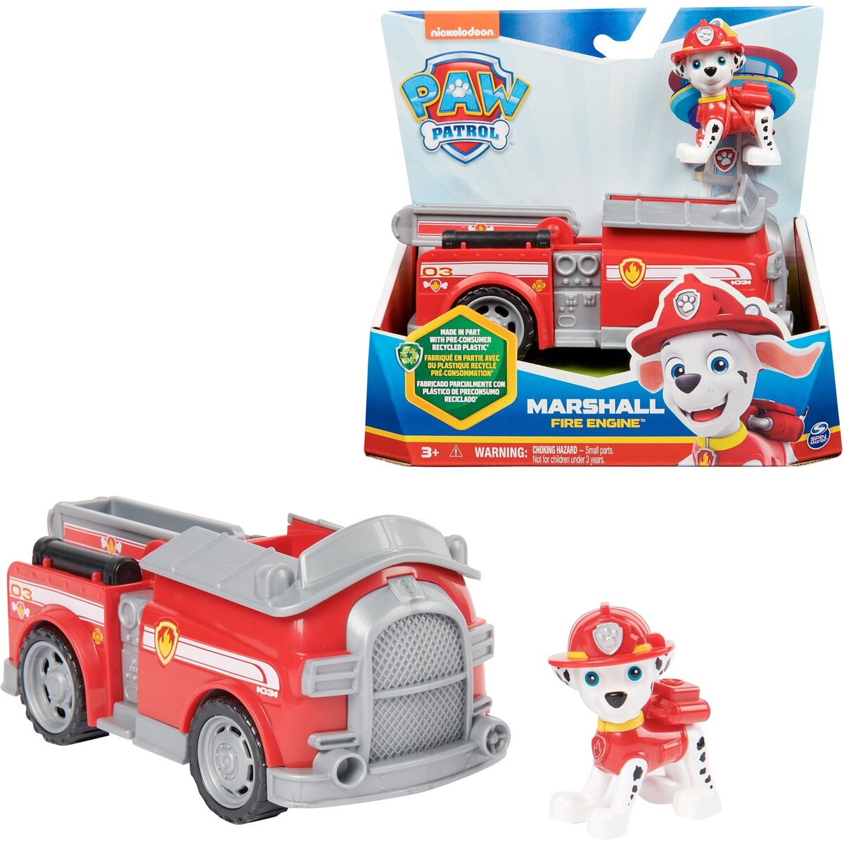 Spin Master Paw Patrol - Feuerwehr-Auto mit Marshall-Figur