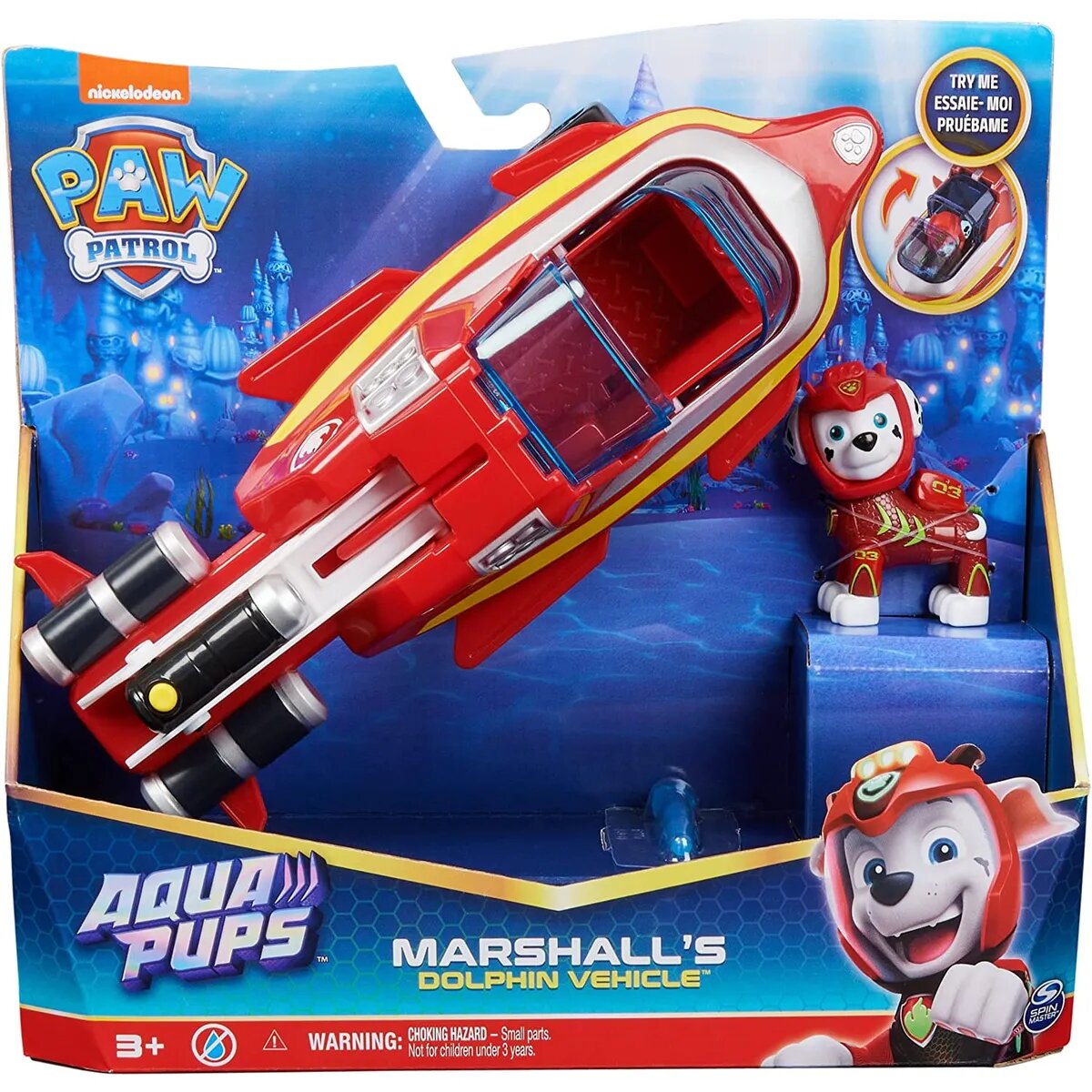 Spin Master Paw Patrol Aqua Pups Marshall