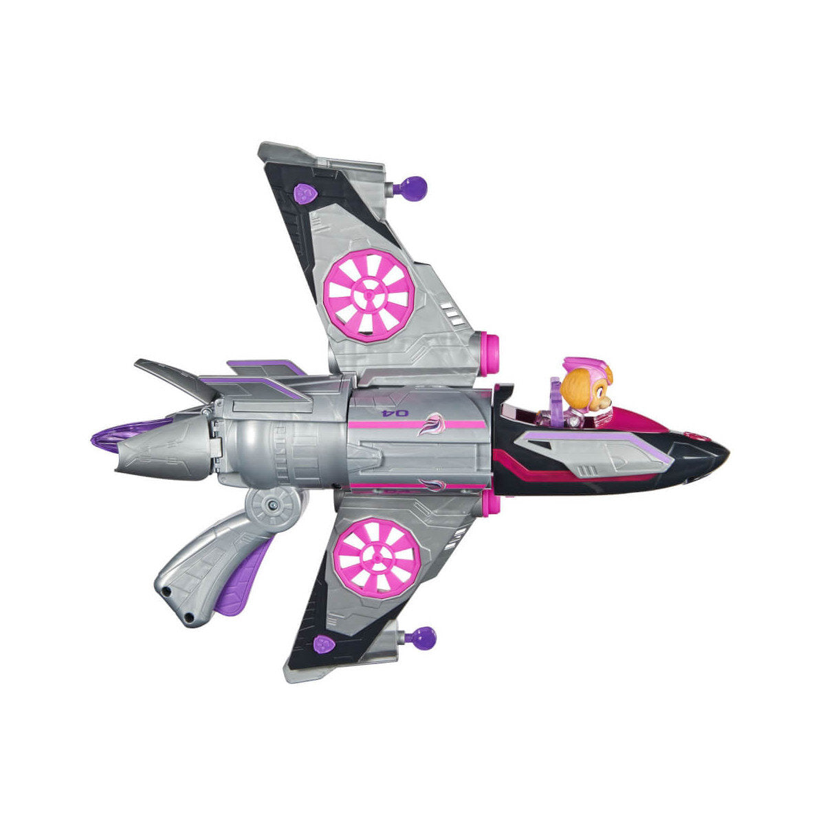 Spin Master Paw Patrol Movie II Skyes Deluxe Jet-Flieger