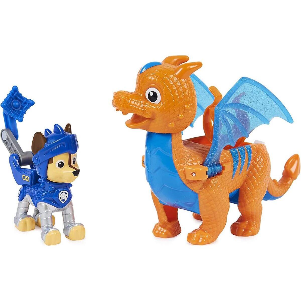 Spin Master Paw Patrol Rescue Knights Chase und Dragon Draco