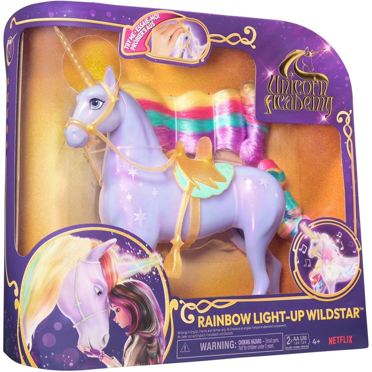 Spin Master Unicorn Academy - Licht-Magie Wildstar, Spielfigur