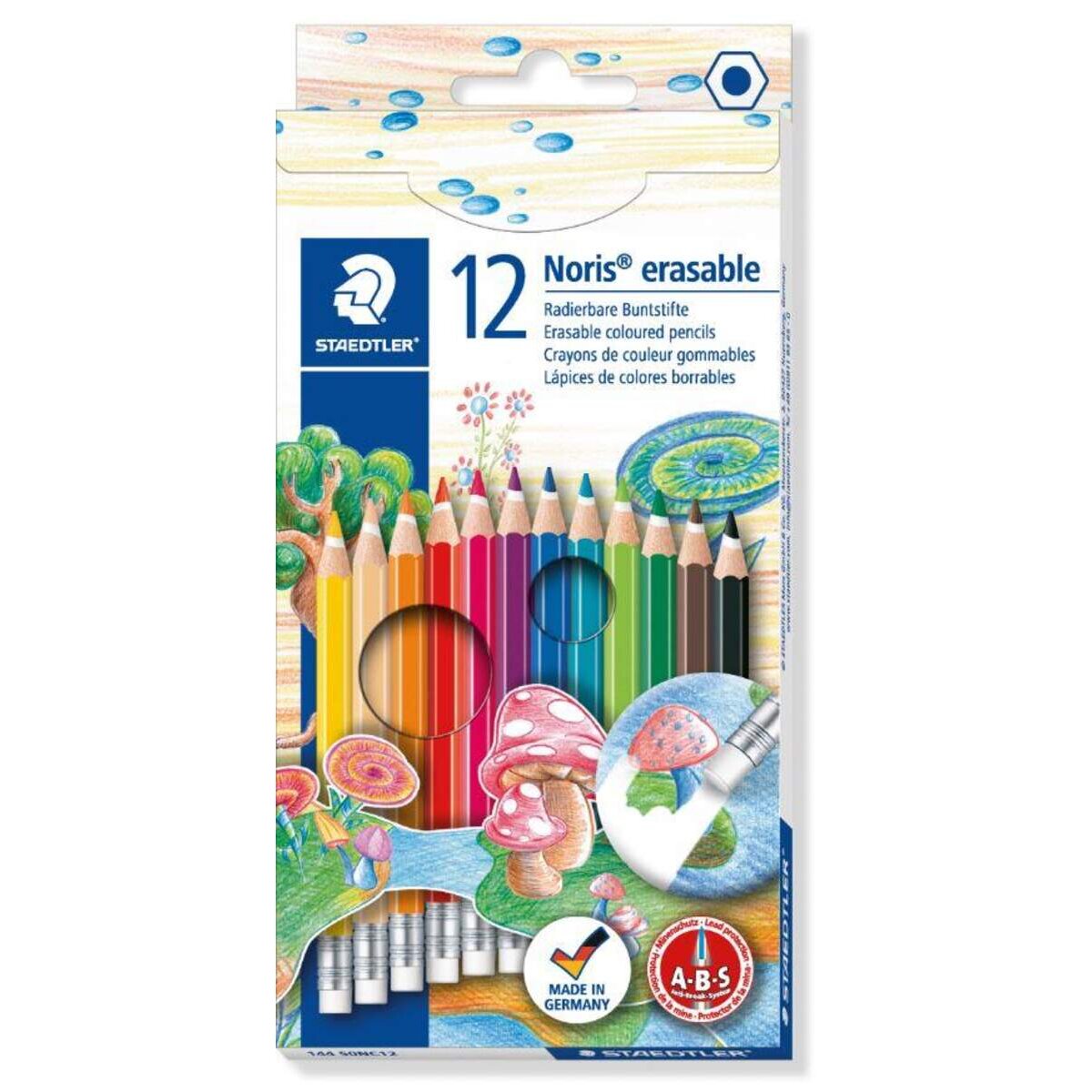 STAEDTLER® 144 50NC12 Farbstifte Noris Club, radierbar, 12 Stück