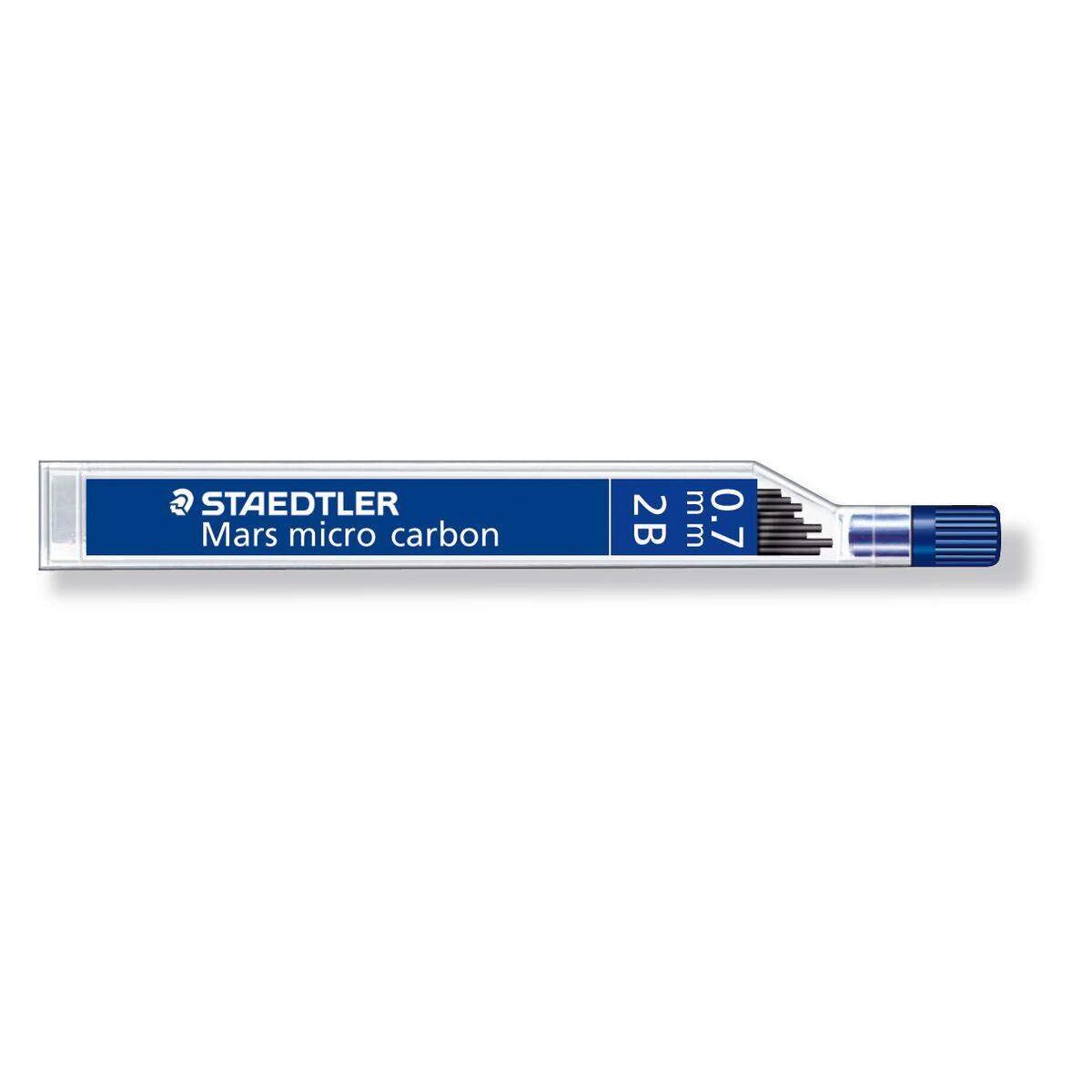 STAEDTLER® 250 07-2B Mars micro carbon Feinmine 0,7 mm, 2B, 12 Stück Etui
