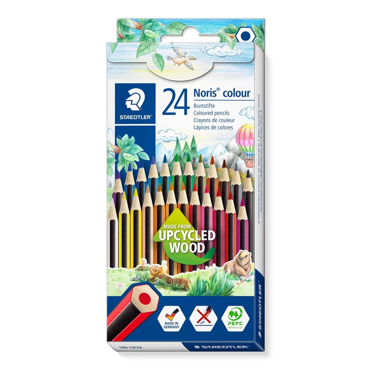 STAEDTLER® Buntstifte Noris® colour 185, 24 Stück 100% PEFC