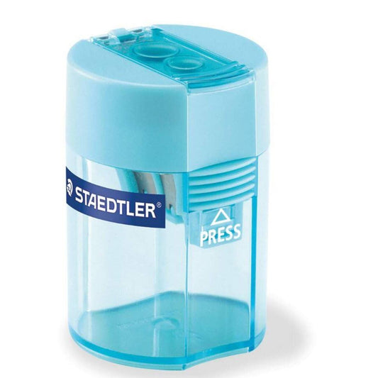 STAEDTLER® Doppelspitzdose rund, cyan