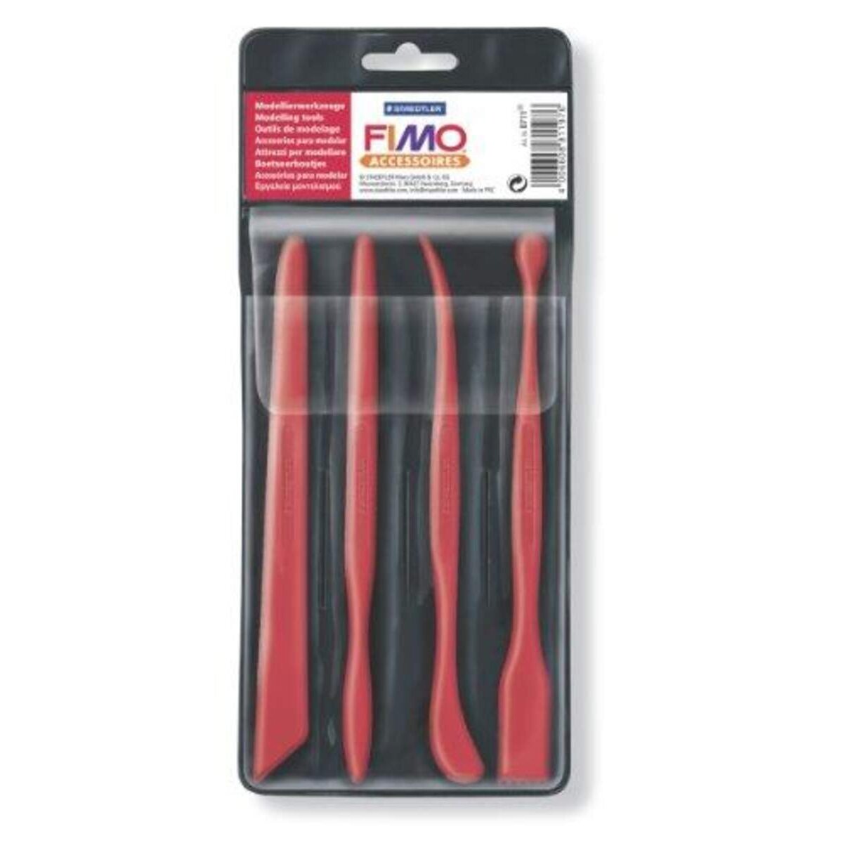 STAEDTLER® FIMO® Accessoires Modellierwerkzeugset, rot