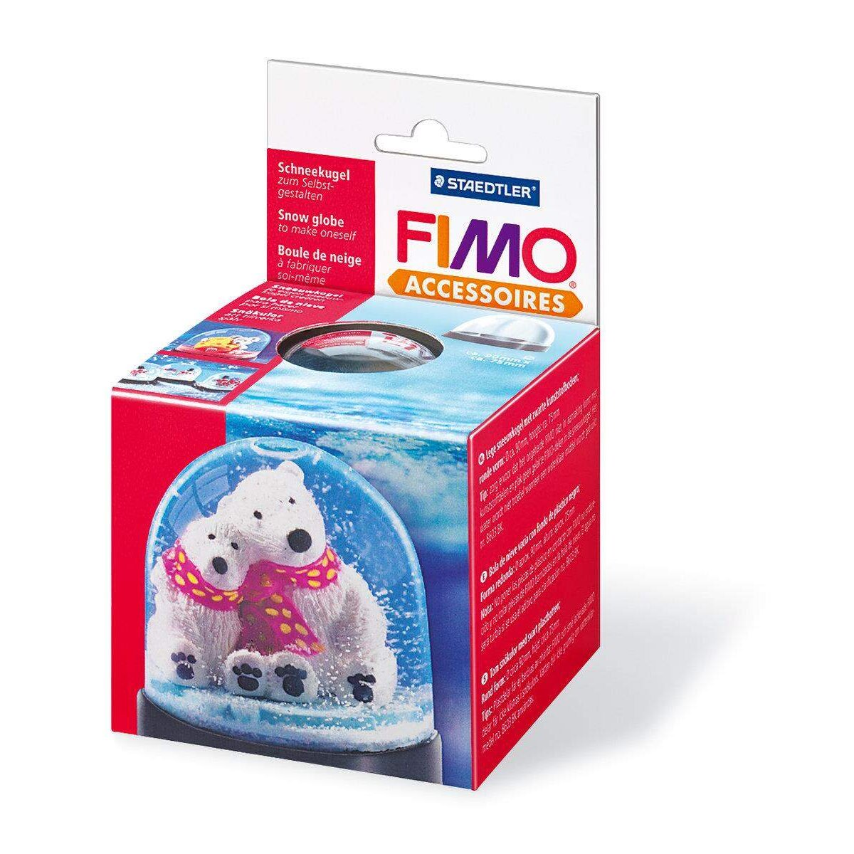 STAEDTLER® FIMO® Accessoires runde Schneekugel, ca. 90 x 75 mm