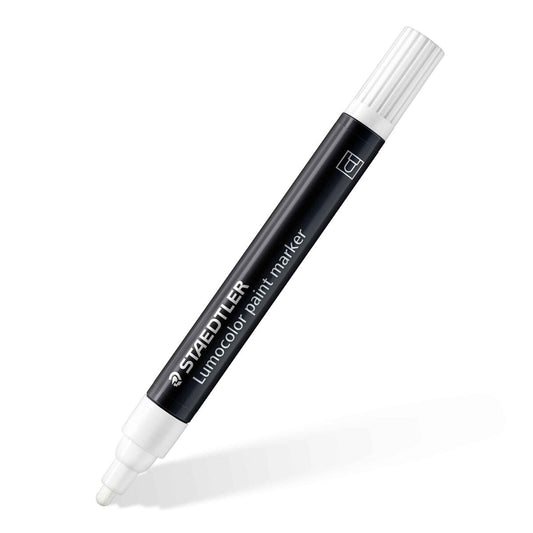 STAEDTLER® Lumocolor® 349 Acryl-Marker, Rundspitze, weiß
