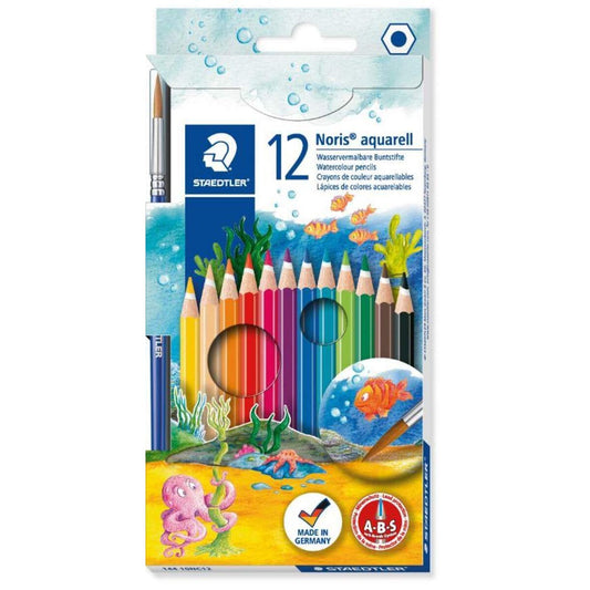 STAEDTLER® Noris Club aquarell Farbstift, 12 Stück Etui