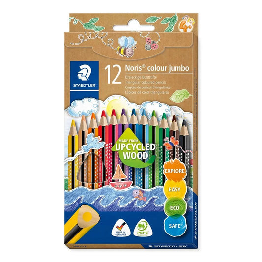 STAEDTLER® Noris® colour jumbo 188 Kartonetui mit 12 Buntstiften in sortierten Farben