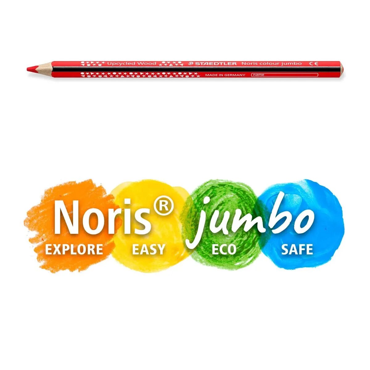 STAEDTLER® Noris® colour jumbo 188 Kartonetui mit 12 Buntstiften in sortierten Farben