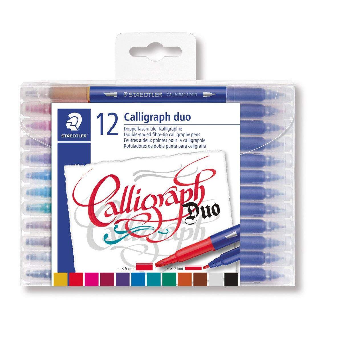 STAEDTLER® Zweispitzmaler Calligraph duo 12er Etui