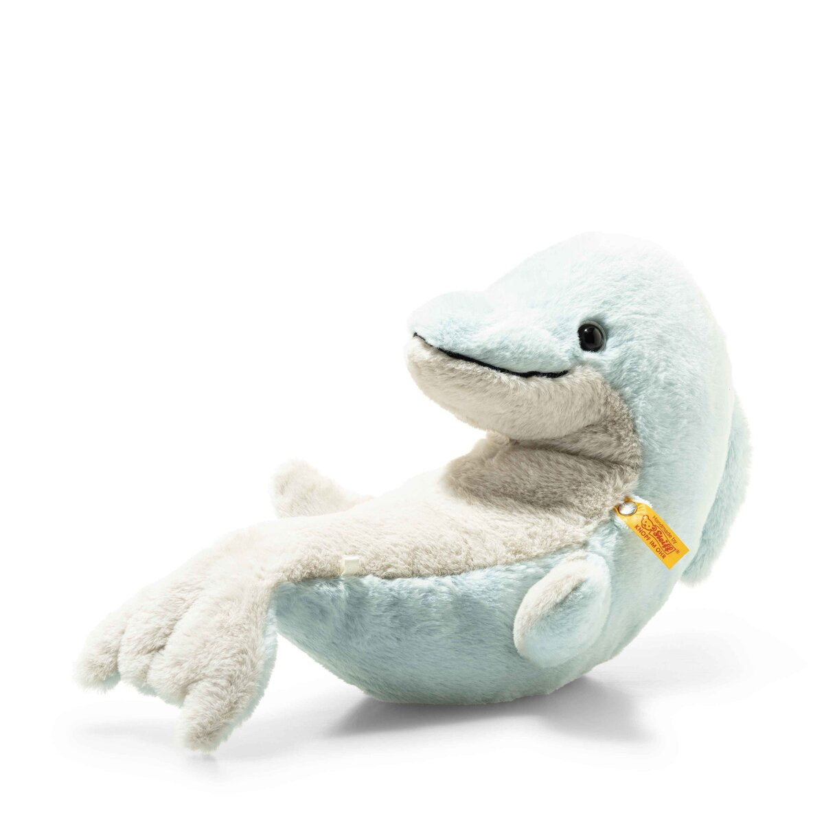 Steiff Denny Delfin eisblau/grau, 32 cm