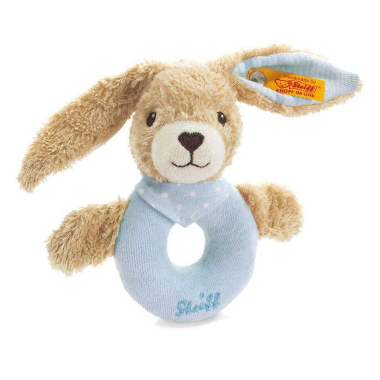 Steiff Hoppel Hase Greifring 12 cm