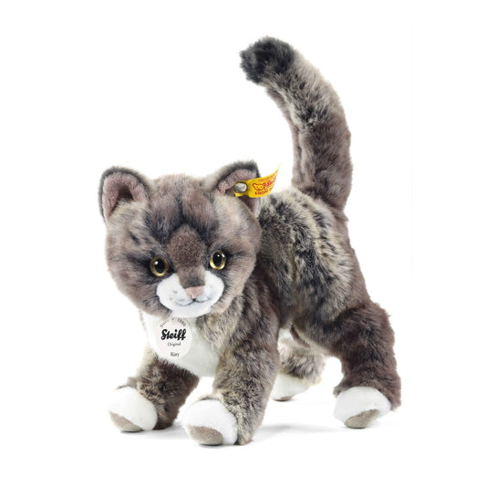 Steiff Kitty Katze hellgrau, 25 cm