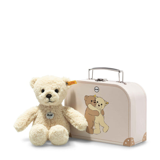 Steiff TeddybärMila im Koffer vanille, 21 cm