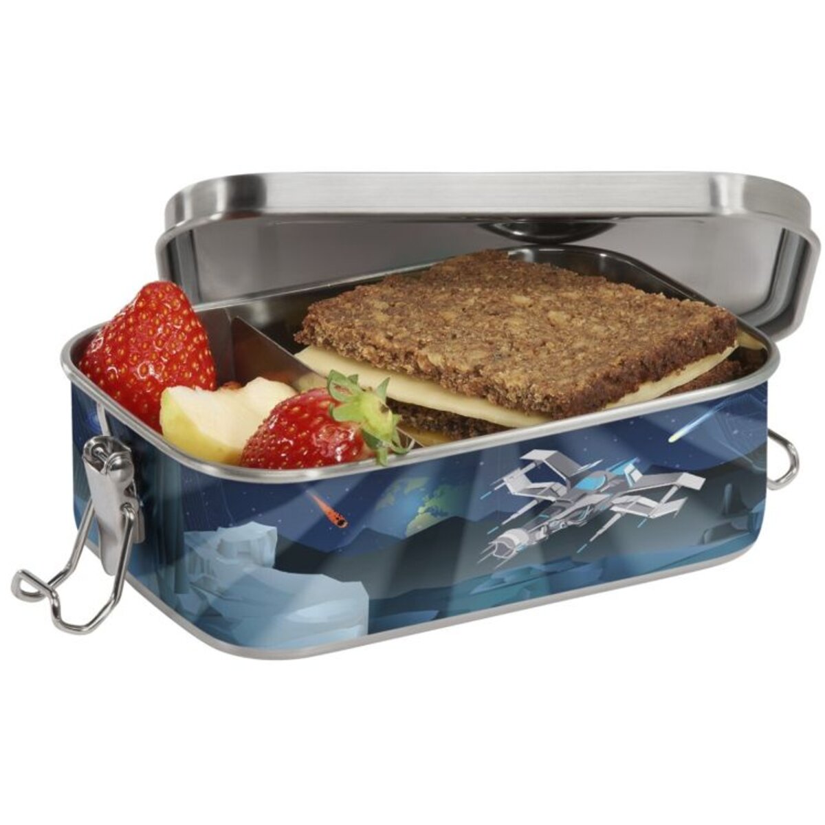 Step by Step Edelstahl-Lunchbox "Starship Sirius"