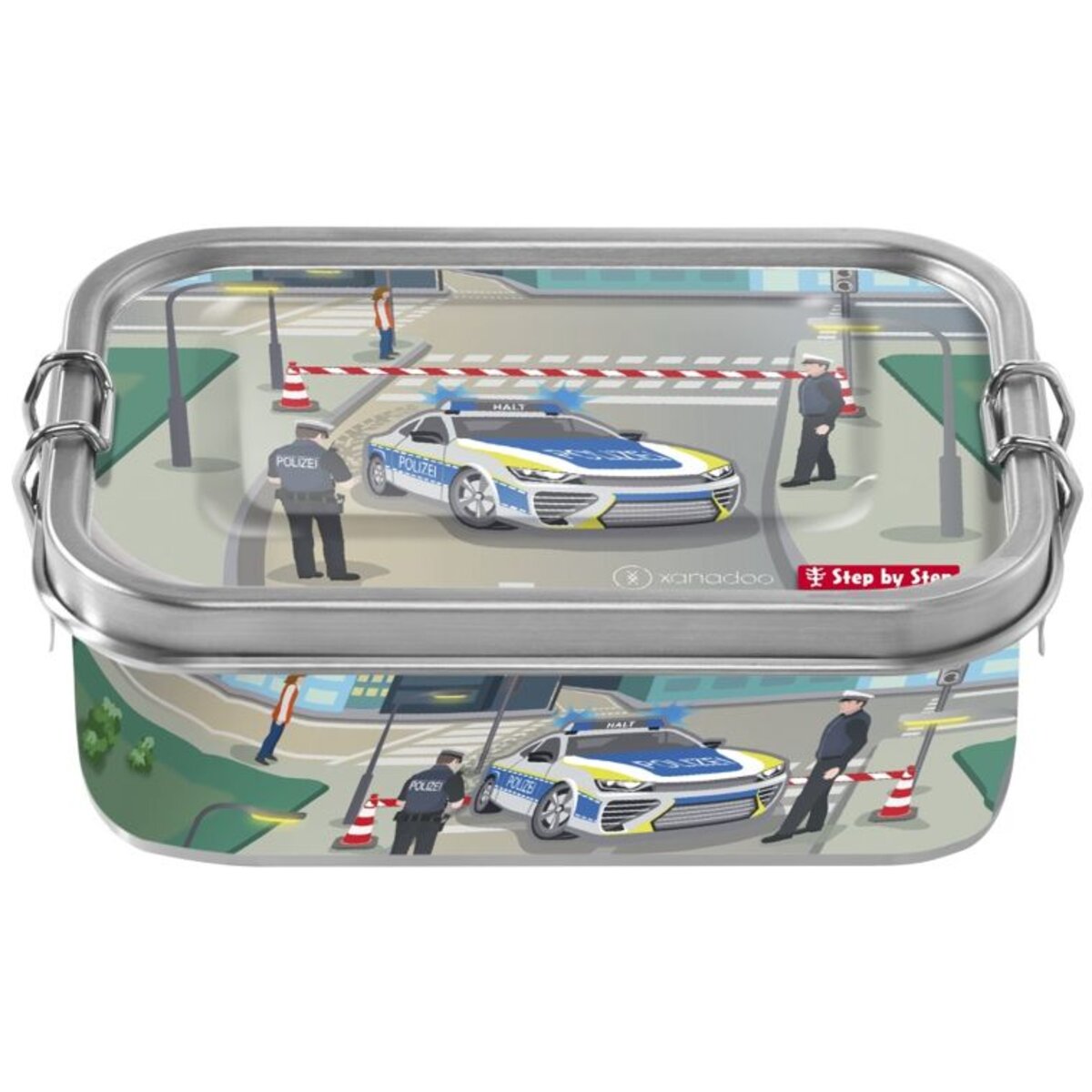 Step by Step Edelstahl-Lunchbox "Police Car Cody"