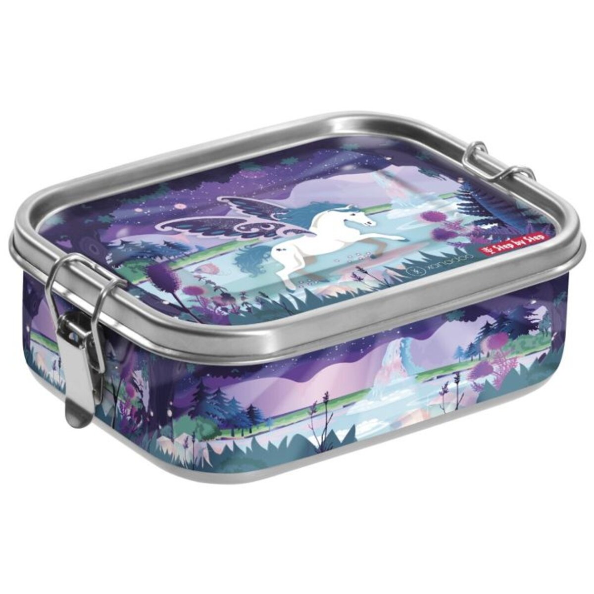 Step by Step Edelstahl-Lunchbox "Dreamy Pegasus Shadow"