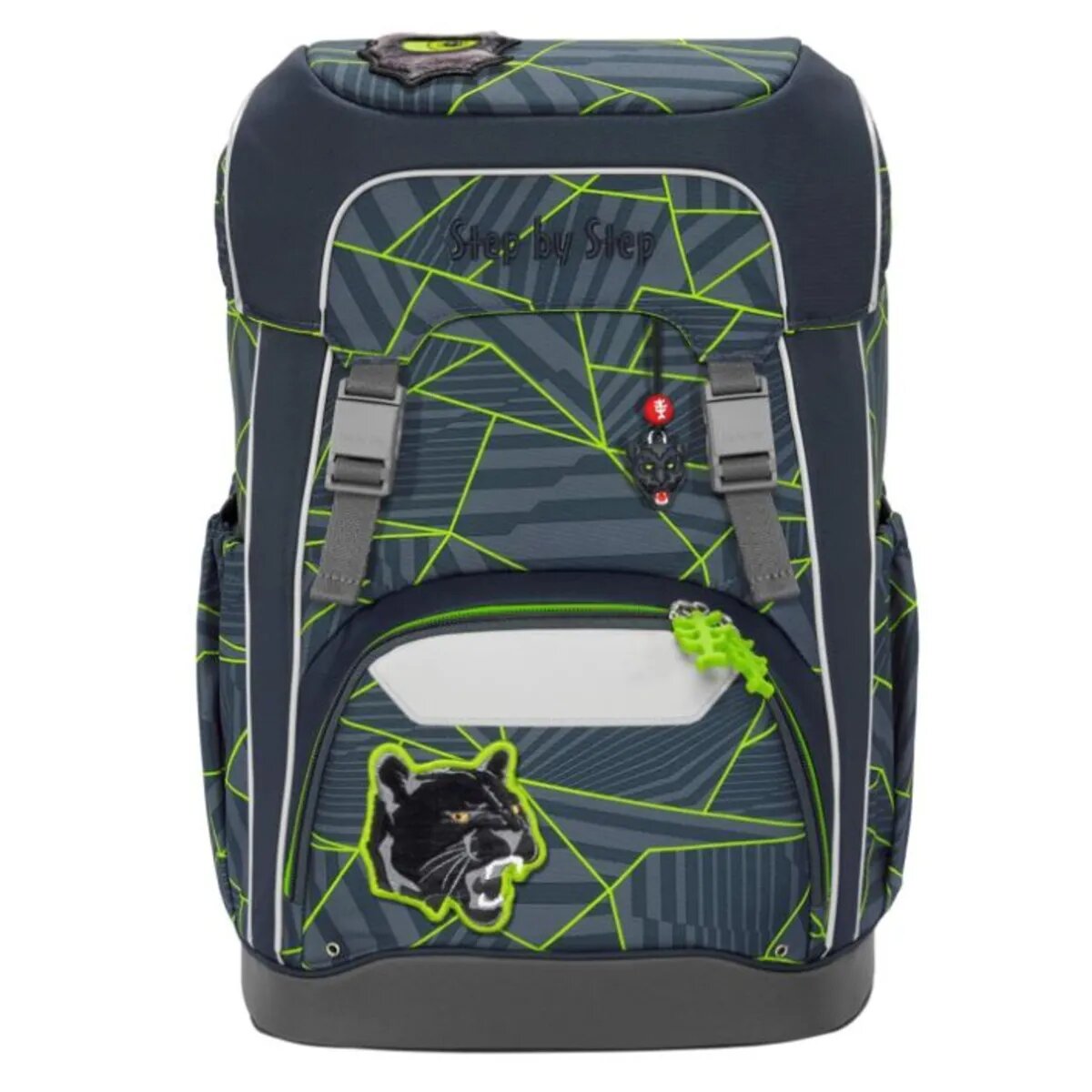 Step by Step GIANT Schulrucksack-Set "Dark Cat Chiko", 5-teilig