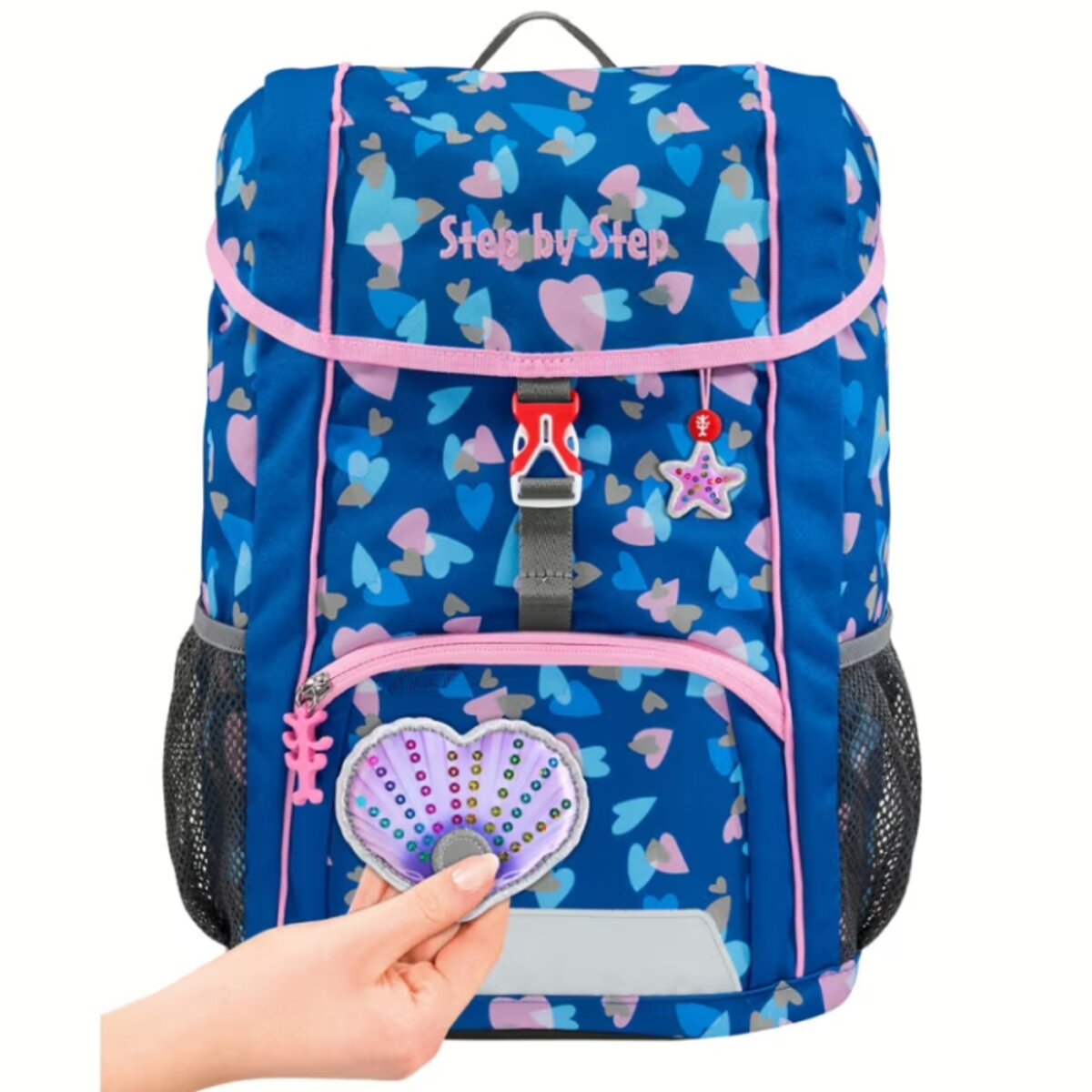 Step by Step KID REFLECT Rucksack-Set "Seashell Pearl", 3-teilig