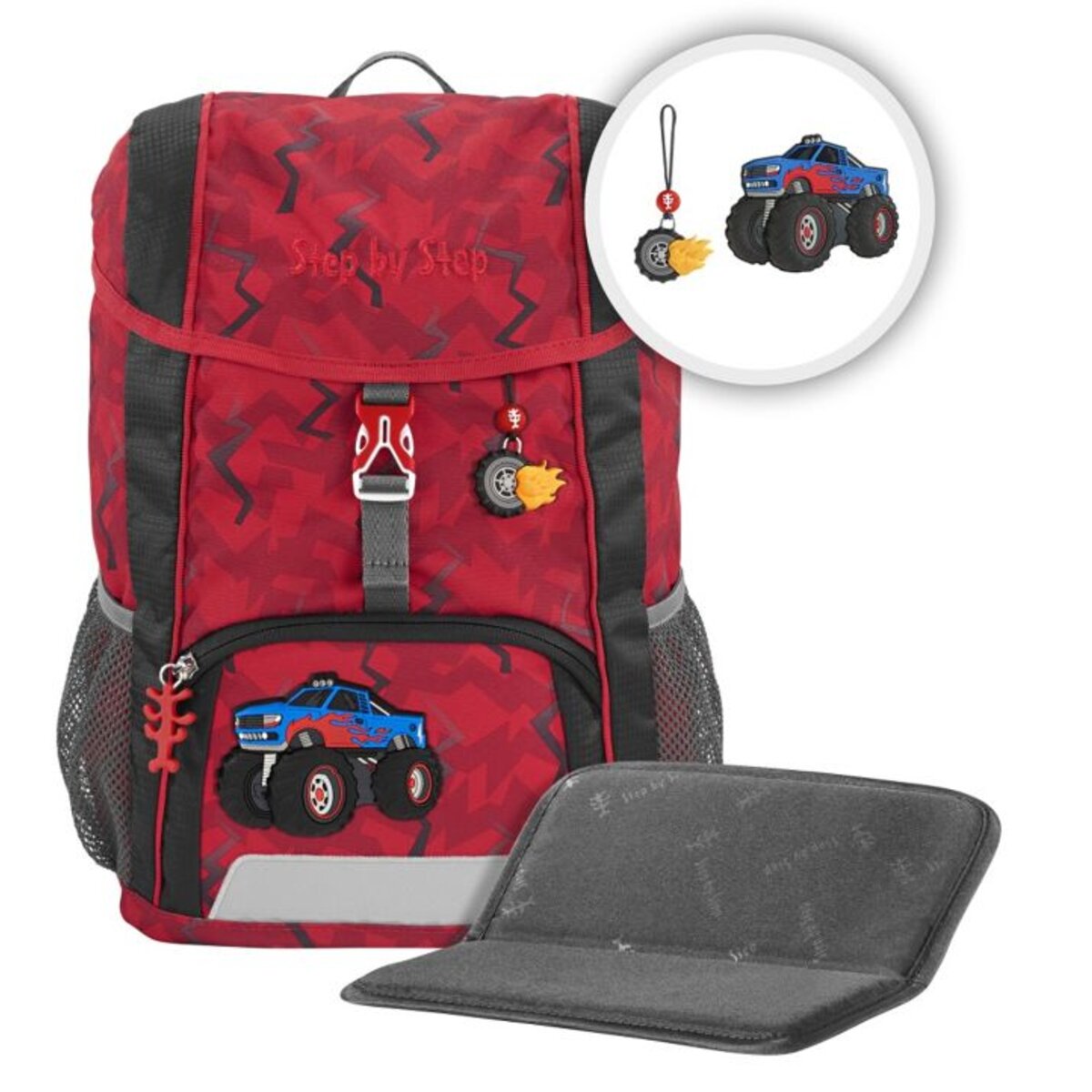 Step by Step KID Rucksack-Set "Monster Truck Rocky", 3-teilig