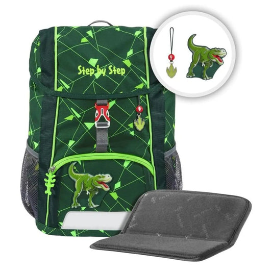 Step by Step KID SHINE Rucksack-Set "Dino Night Tyro", 3-teilig