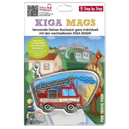 Step by Step KIGA MAGS, Fire Truck Finn