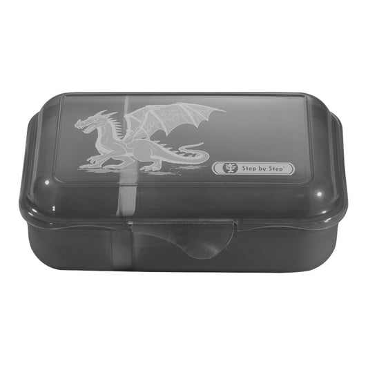 Step by Step Lunchbox mit Trennwand Dragon Drako, Schwarz