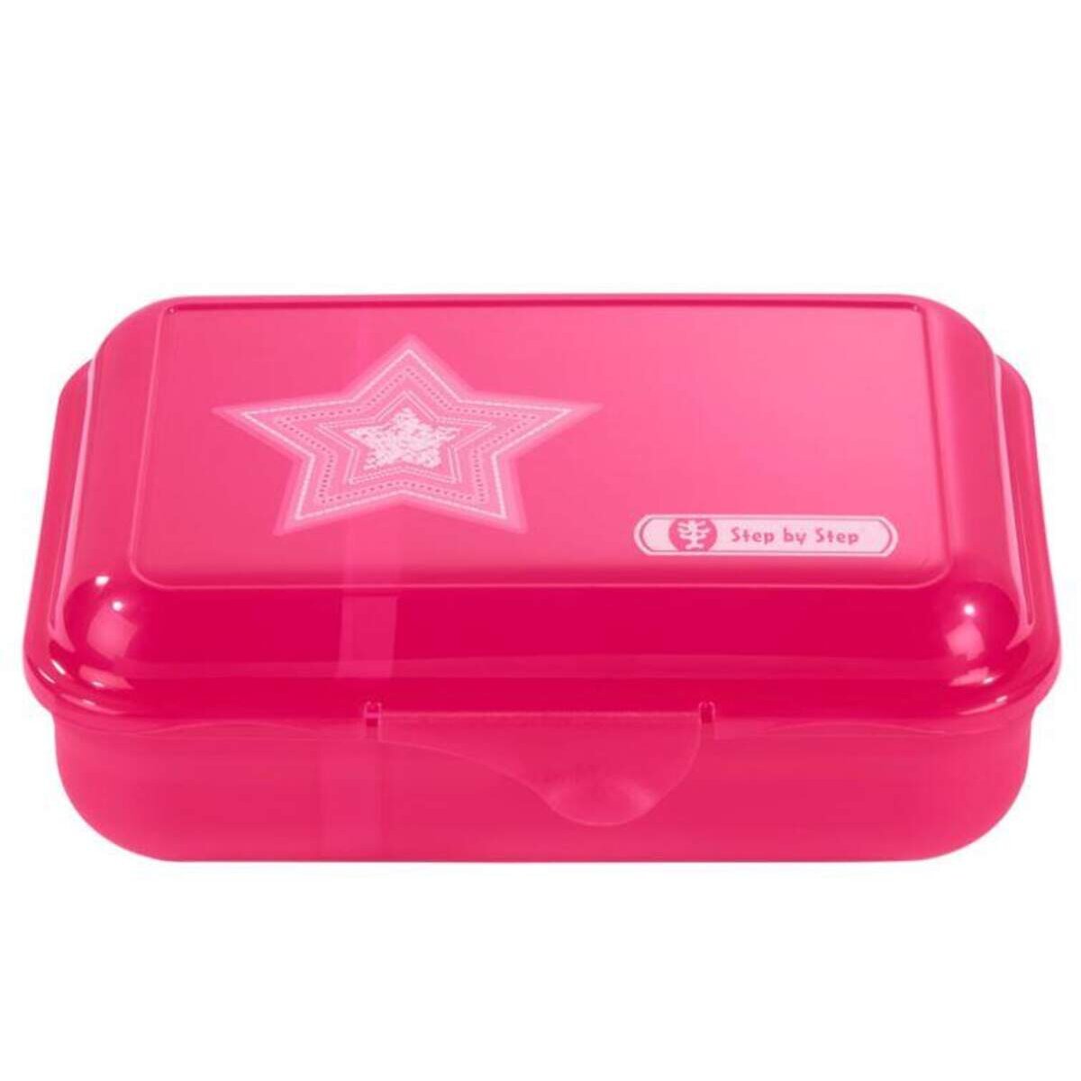 Step by Step Lunchbox mit Trennwand, Glamour Star, Rosa