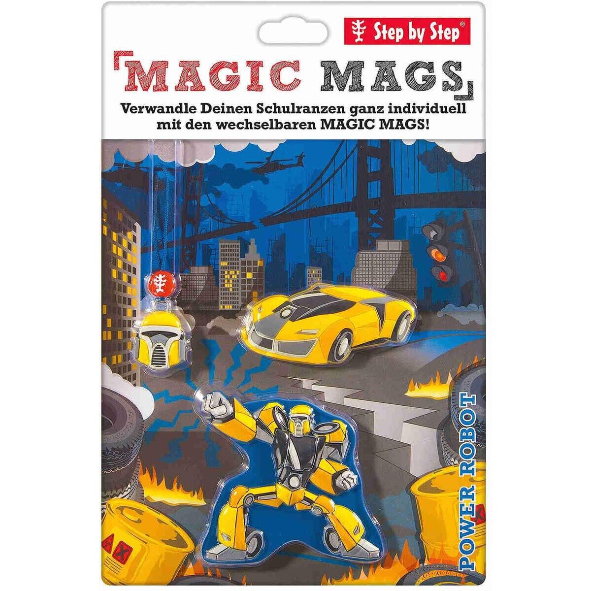 Step by Step Magic Mags Power Robot, 3-teilig