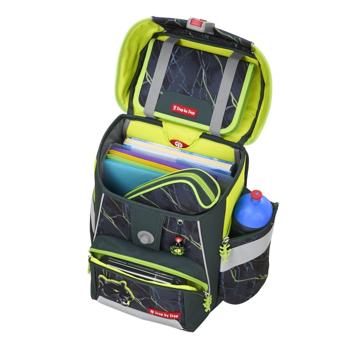 Step by Step SPACE Schulranzen-Set "Danger Cat Chiko", 5-teilig